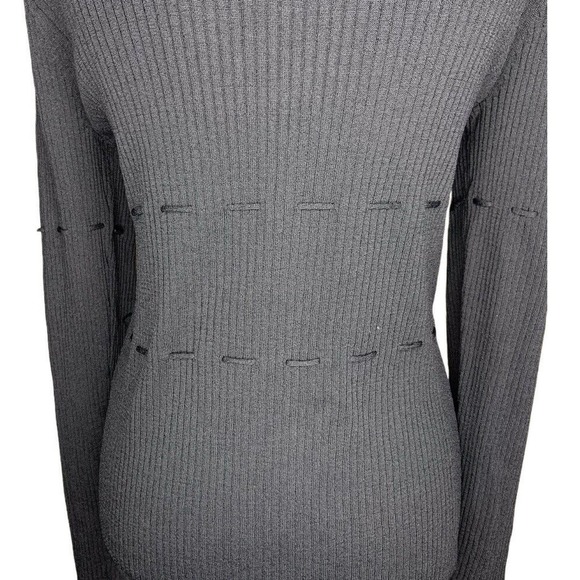 EVELYN Womens Black Cardigan‎ Knit Sweater Size L - Picture 3 of 8